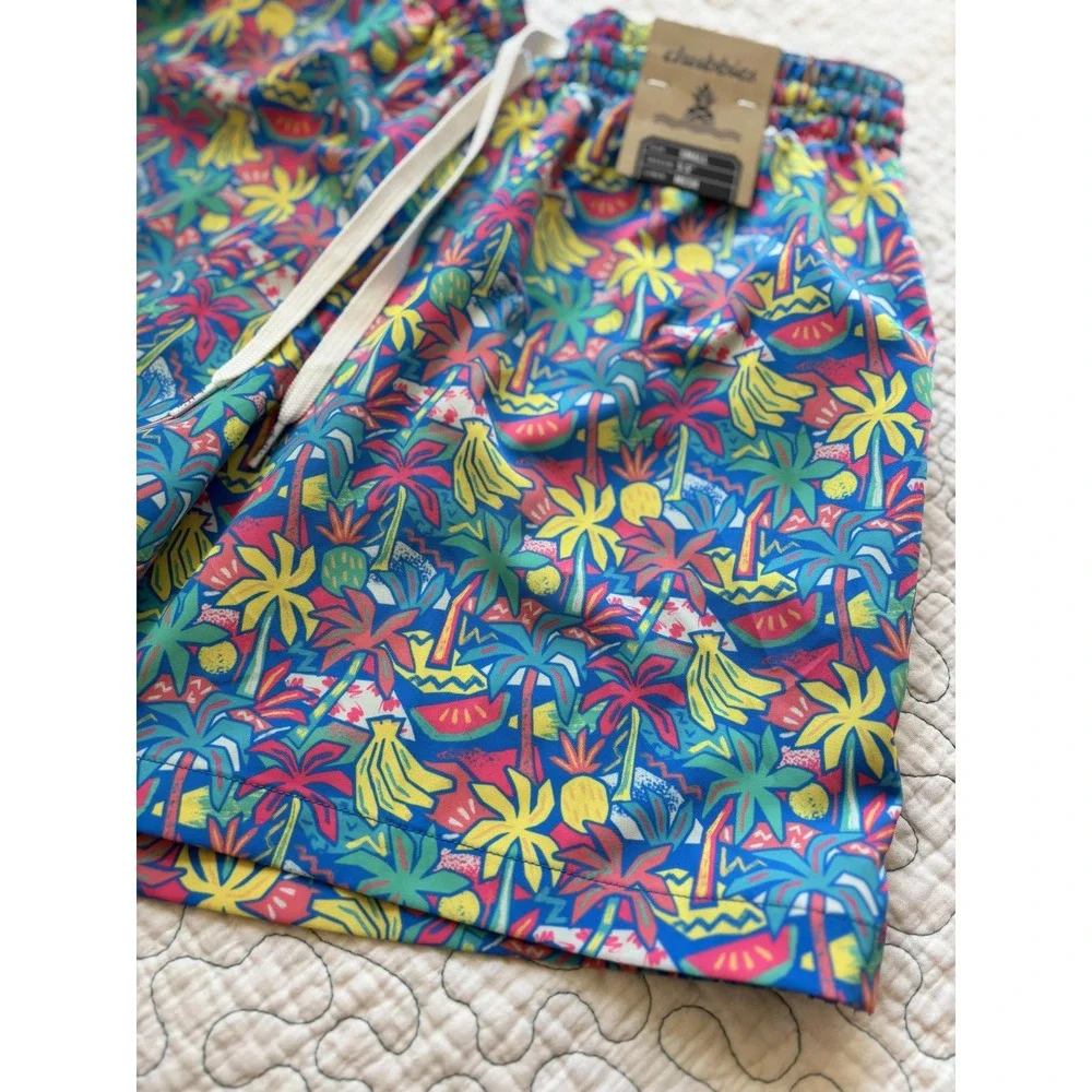 Chubbies Men's Swim Suit Tropical Print‎ Size Small #459